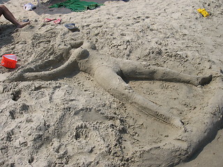 Image showing Sand woman