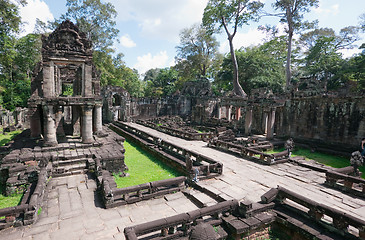 Image showing The Preah Khan Temple in Siem Reap, Cambodia