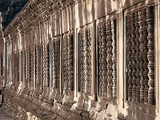 Image showing Windows at Angkor Wat, Cambodia