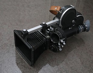 Image showing Vintage movie camera