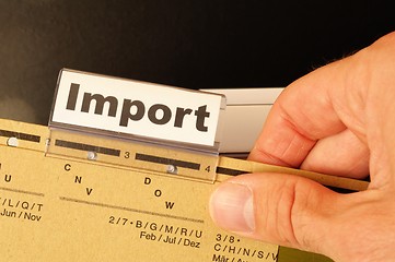 Image showing import