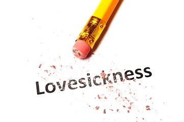 Image showing lovesickness