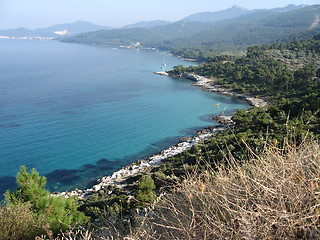 Image showing Greek coast