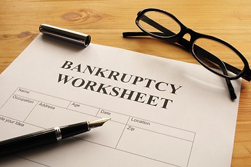 Image showing bankruptcy