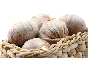 Image showing garlic isolated on white