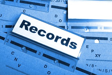 Image showing records