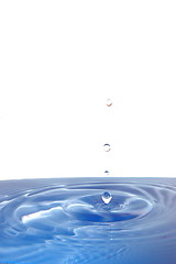 Image showing splashing water drop