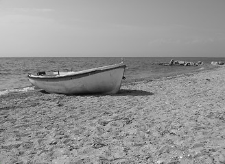 Image showing Boat on Beach