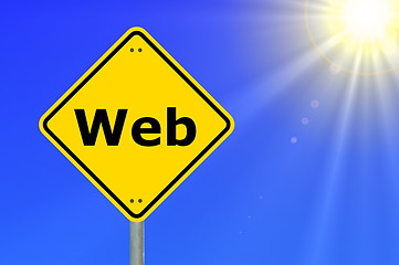 Image showing web communication