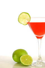 Image showing red cocktail