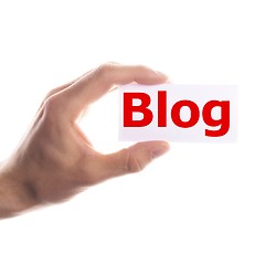 Image showing blog