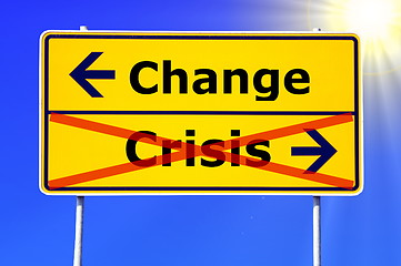 Image showing change and crisis