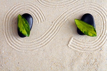 Image showing zen still life