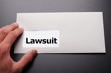 Image showing lawsuit