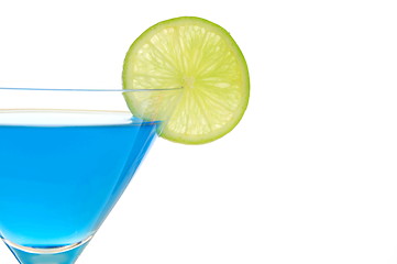 Image showing blue drink