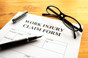 Image showing work injury