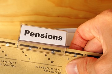 Image showing pensions