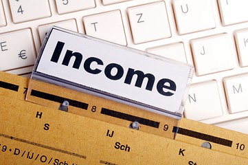 Image showing income