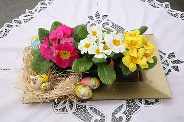 Image showing Easter still life