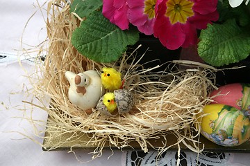 Image showing Easter still life