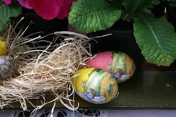 Image showing Easter still life