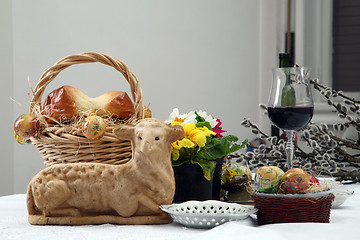 Image showing Easter still life