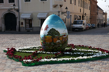 Image showing Giant Easter egg