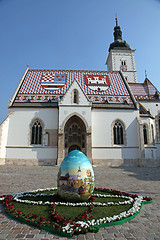 Image showing Zagreb - St. Mark Church