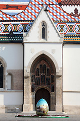 Image showing Zagreb - St. Mark Church