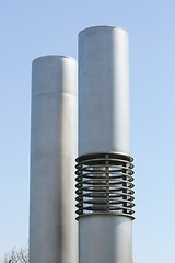 Image showing exhaust pipes