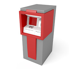 Image showing 3d illustration of ATM