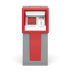 Image showing ATM on white background