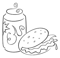 Image showing Fast food