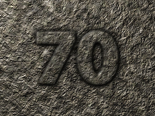 Image showing stone number seventy