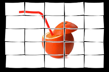 Image showing orange drink