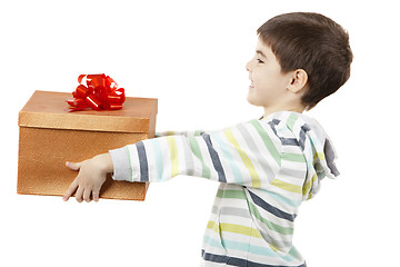 Image showing Child with a gift