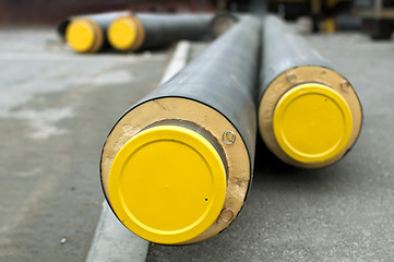 Image showing Pipes for hot water and steam heating