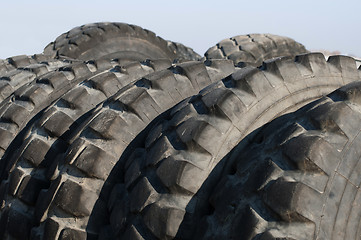 Image showing Tires for trucks and tractors