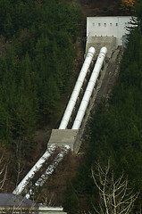 Image showing Central city water main