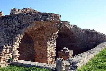 Image showing Tunisia. Ancient Carthage. The Antonine Baths