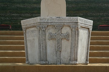 Image showing Baptismal font