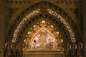 Image showing Entrance portal of the Zagreb cathedral