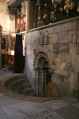 Image showing Entrance to the Grotto of the Nativity, Bethlehem