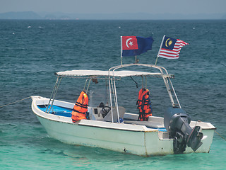 Image showing Boat at sea