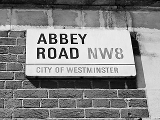 Image showing Abbey Road, London, UK