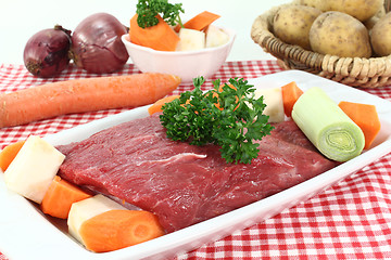 Image showing raw Beef