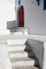 Image showing Stairway in Sidi Bou Said, Tunisia