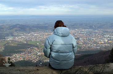Image showing Loneliness girl