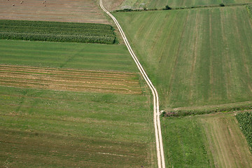 Image showing Meadows and fields