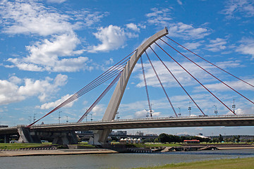 Image showing Dazhi Bridge over the Keelung River